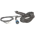 000-0119-10 Lowrance Cigarette Lighter Power Adapter Blue Connector Black 042194524696