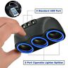 007432148543508 Eeekit Way Cigarette Lighter Socket Multi Splitter Outleg 7432148543508