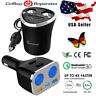 12-24v 0796826367198 Chgeek Car Cigarette Lighter Usb Charger Adapter Splitter Outlet Qc