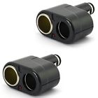 10pcs Socket Adapter 2 Port Splitter Way Cigarette 12v Lighter Charger Car Dual