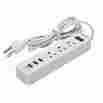 Kce0031-3u-we 1250w Jzbrain 3 Way Outlet Fireproof 10a With Usb Ports 5v 2.4a 1 And 738770307578