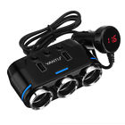 1272064 Dual Usb Port Auto Car Charger Cigarette Lighter Socket Dc