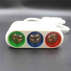 1acigar01 Ghostridermotor Car Cigarette Lighter Socket Splitter Usb Charger Power Adapter
