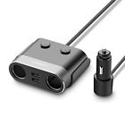 30516 Ugreen Usb Car Charger Dual Cigarette Lighter Splitter Socket For