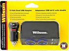 3052224usbbl Wilson Volt Dual Amp Usb Charger Power Adapter 020126909292