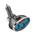 4150418ylo985081 Dual Usb Port Way Car Cigarette Lighter Socket 719897900927