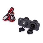 4326586027 Ginsco Cigarette Lighter Socket Splitter Dual Usb Charger Power Ada