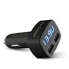 4326586615 Jebsens Car Charger Fast Dual Usb Phone Voltage Meter Monitor