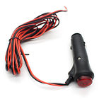 Cs-076b1 4894644081176 Unbranded Black Red Car Motorcycle Cigarette Lighter Power
