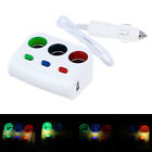 4894660412558 Unbranded Car Cigarette Lighter Sockets Dual Usb Adapter
