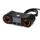 Ma1258 4894663103255 Unbranded Lcd Cigarette Lighter Socket Dual Usb Car