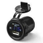 Ma926 4894663118600 Unbranded Car Usb Charger Socket Voltage Voltmeter Motorcycle
