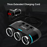 Ma1753 4894663415372 Unbranded Multi Car Cigarette Lighter Socket Extension Splitter