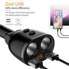 Ma1882 4894663597306 Unbranded Voltage Display Way Car Charger Cigarette Lighter