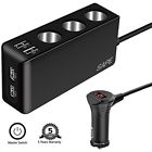 606034307551 Sape Socket Cigarette Lighter Splitter Car Power Dc