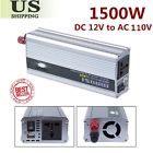 1500w 743828175719 Dc To Ac Portable Car Power Inverter Charger