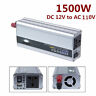1500w 743828430887 Car Electronic Fm Dc To Ac Power Inverter