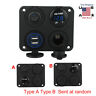 791328998314 Unbranded Panel Dual Usb Socket Charger Led Voltmeter