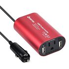 86478 Quesvow Dual Usb Car Charger Power Inverter Dc Ac Converter
