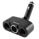 887954212006 Insten Car Charger Cigaretter Lighter Socket Splitter Adapter