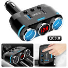 A883010-p001321045 Partsdom Cigarette Lighter Socket Splitter Power Adapter Dual 715444587153