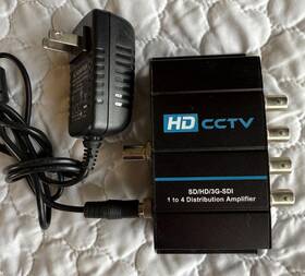 Hd-sd-124-oem Aas 3g/hd/sd-sdi 1 To 4 Distribution Amplifier Working