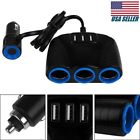 Aff913pp-1131 Car Cigarette Lighter Socket Splitter Dual Usb Charger 689809719384