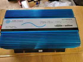 Aims Power 150012s - 1500 Watt 3000 Surge Pure Sine Inverter 12vdc