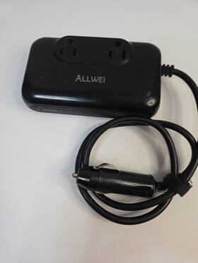 Allwei Allw-200 200w Car Power Inverter Dc 12v To 110v Ac Converter 4.8a Dual Usb