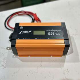 Ampeak 652261567619 1200w Pure Sine Wave Inverter Dc Power Box Orange/black
