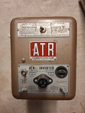 Atr 28u-hsj Vintage Dc-ac Inverter Model 28vdc To 110vac St. Paul Mn Heavy Duty
