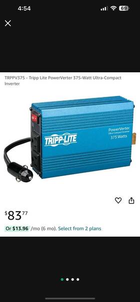 Pi2500 Audiotek Power Inverter 375w