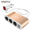 B08wvb Yantu Wired Inch Dual Usb Car Charger Way Cigarette Lighter