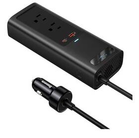 Baseus Bs-ci15-1 Car Power Inverter Pd3.0 Usb C Fast Charger Ac Converter 150w
