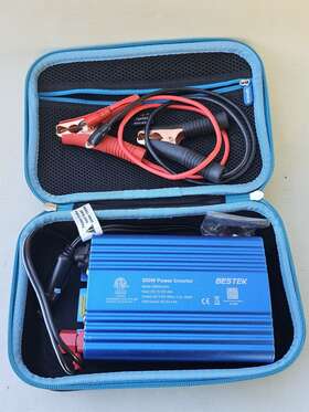 500w Bestek 695636510384 Power Inverter Dc 12v To 110v Ac Converter With 4.8a Dual Usb Car