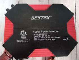 400w Bestek 950334985389 Watt Power Inverter Dc 12v Ac 110v Car Converter 4 Usb Ports Charger