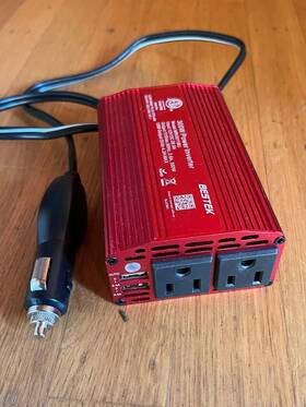 Mr130011bu Bestek 300 Watt Power Inverter Input Dc 12v Output Ac 110v 120v