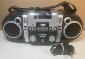 Black Decker Pss100b And 100 Watt Portable Power Supply Inverter With Digital Radio