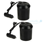 2xdual Car Charger Lighter Port Cigarette Power Socket Usb Dc Adapter Splitter 2