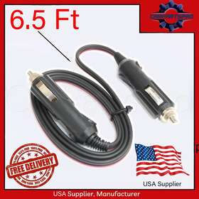 Tak-cf19-002 Carpartpro 6.5ft Van Cigarette Lighter Male To Plug Replacement With Led Light