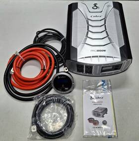 Cobra Fb9t25g00814 Pro 3000w Car Power Inverter With Cables Rms High Output