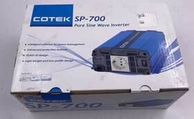 Sp-700-124 Cotek 132941 Dual Gfci 120vac 24vdc 700w Pure Sine Wave Inverter