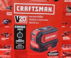 Cmcb1150b Craftsman 150w Inverter V20 Phone Charger Power Supply Usb A&c Ac Port