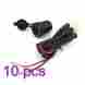 Cs-007 Unbranded Generic 10x 12v Waterproof Car Motorcycle Cigarette Lighter Power Socket Outlet Wire