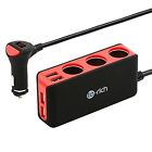 Cs001-1 Te-rich 3-socket Cigarette Lighter 721449534450