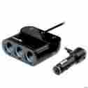 Cs32 3 Way Splitter Dc Outlet Adapter Sockets Car Plug 12v Usb Phone Charger New
