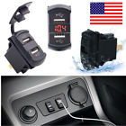 D2usb001 Easybuy Dual Port Usb Charger Socket Car Boat Red Led