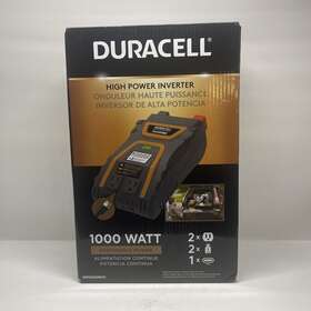 Dr1000invc Duracell 1000w Power Inverter 2 Ac Outlets 1 Pair Of 1.5 Ft 6awg Input Cables