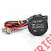 E08-033-aaa-2 Astra Depot Waterproof Dc 12v Power Outlet Digital Led Voltmeter Charger Sock