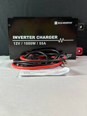 Eco-invcha-12v1000wyjw01 Eco-worthy Black 12v 1000 Watts Pure Sine Wave Inverter Charger With User Manual